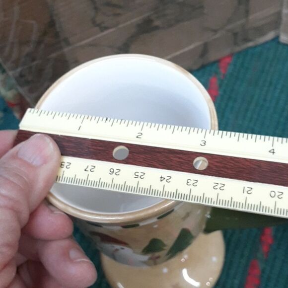 Sonoma Christmas life style-5 pc snowman set of Santa's milk and cookie for him. - Picture 7 of 9